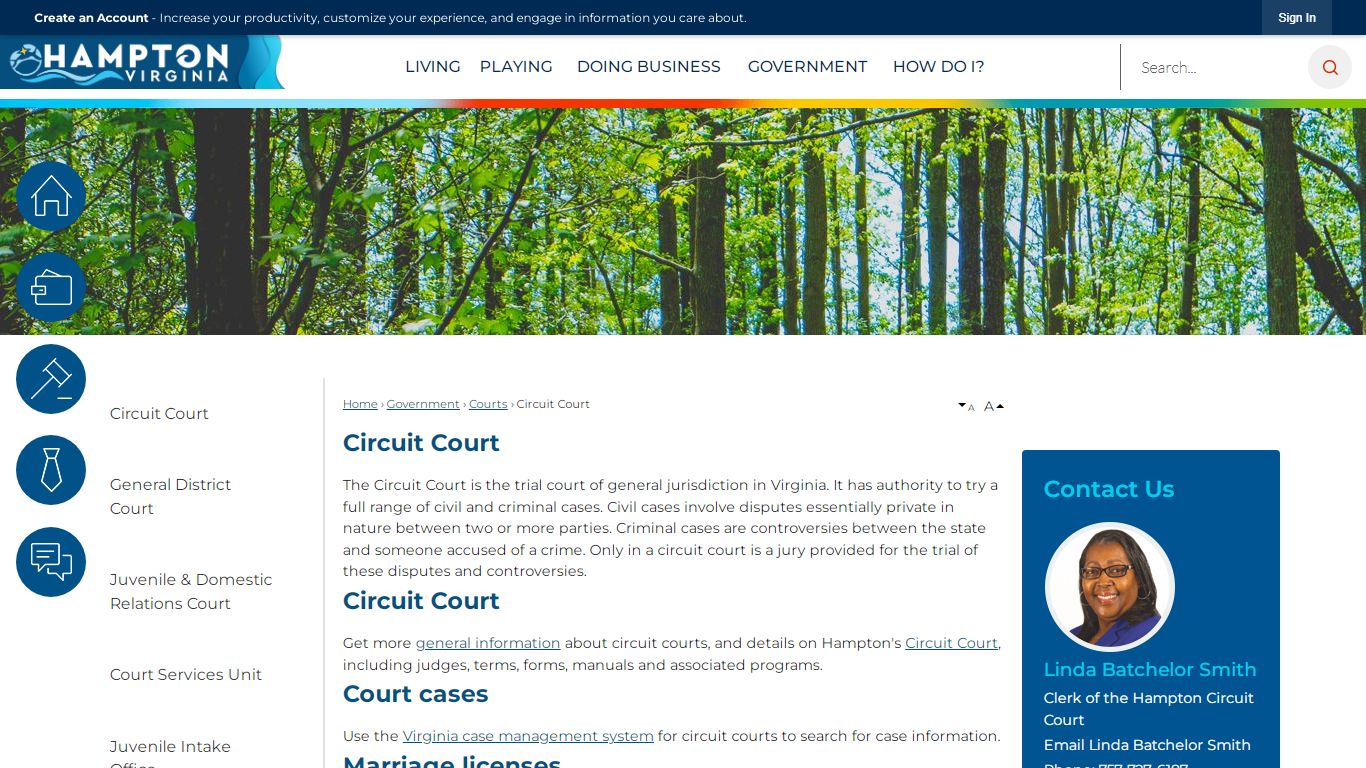 Circuit Court | Hampton, VA - Official Website